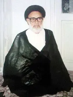 صورة نادرة للحاج معين الشيرازي والد زوجة العلامة الطهراني