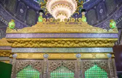 صورة جميلة لمقام العسكريين عليهما السلام الجديد بعد إعادة بناءه