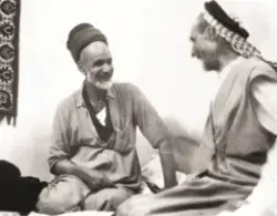 صورة السيد هاشم الحداد مع الحاج حبيب السماوي