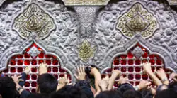 صورة جميلة لضريح الإمام الحسين خلال شهر محرم الحرام
