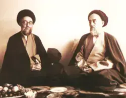 صورة العلامة الطباطبائي والمرحوم آية الله السيد محمد علي القاضي